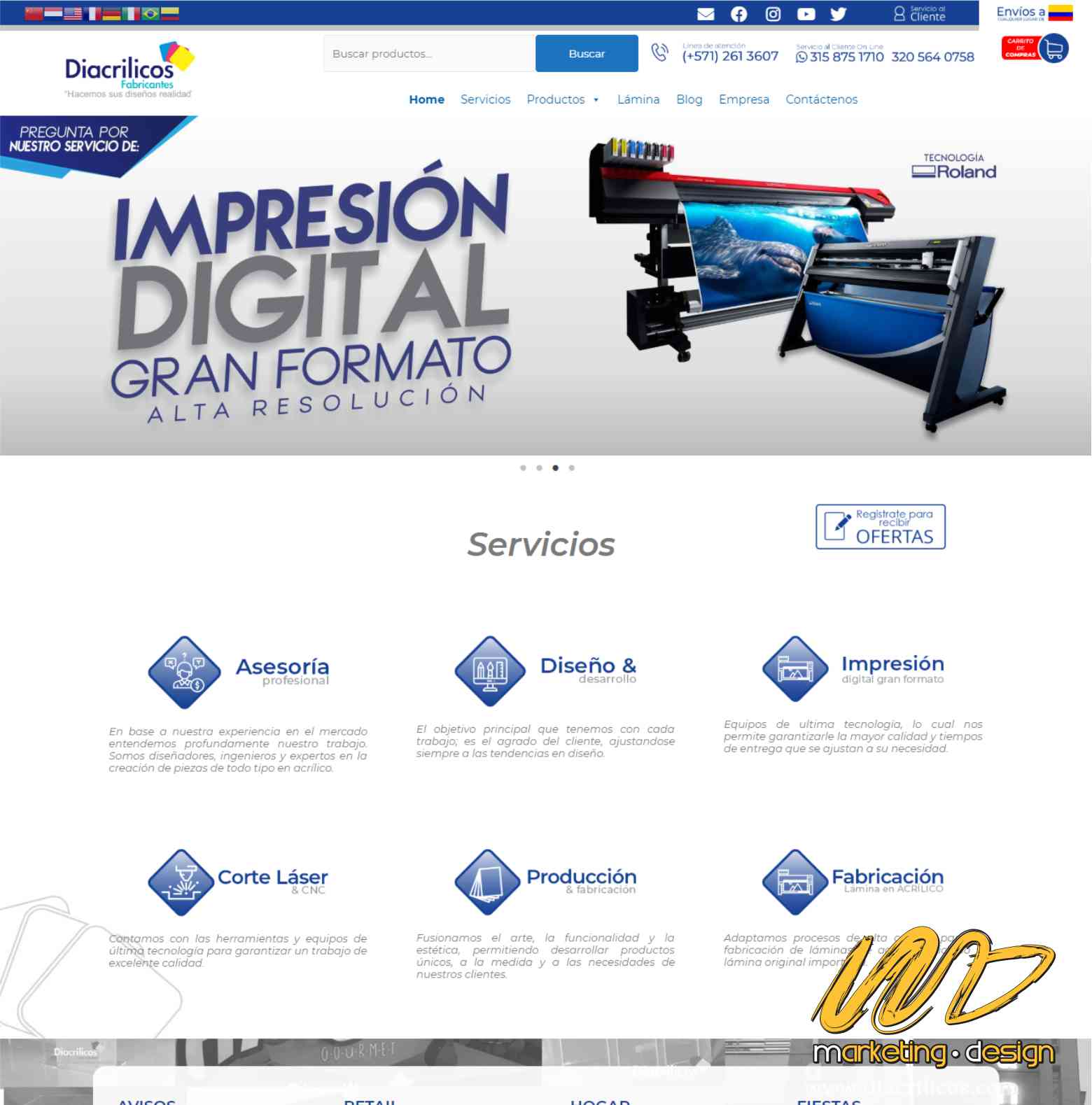 Sitios Web Marketing Design 1904