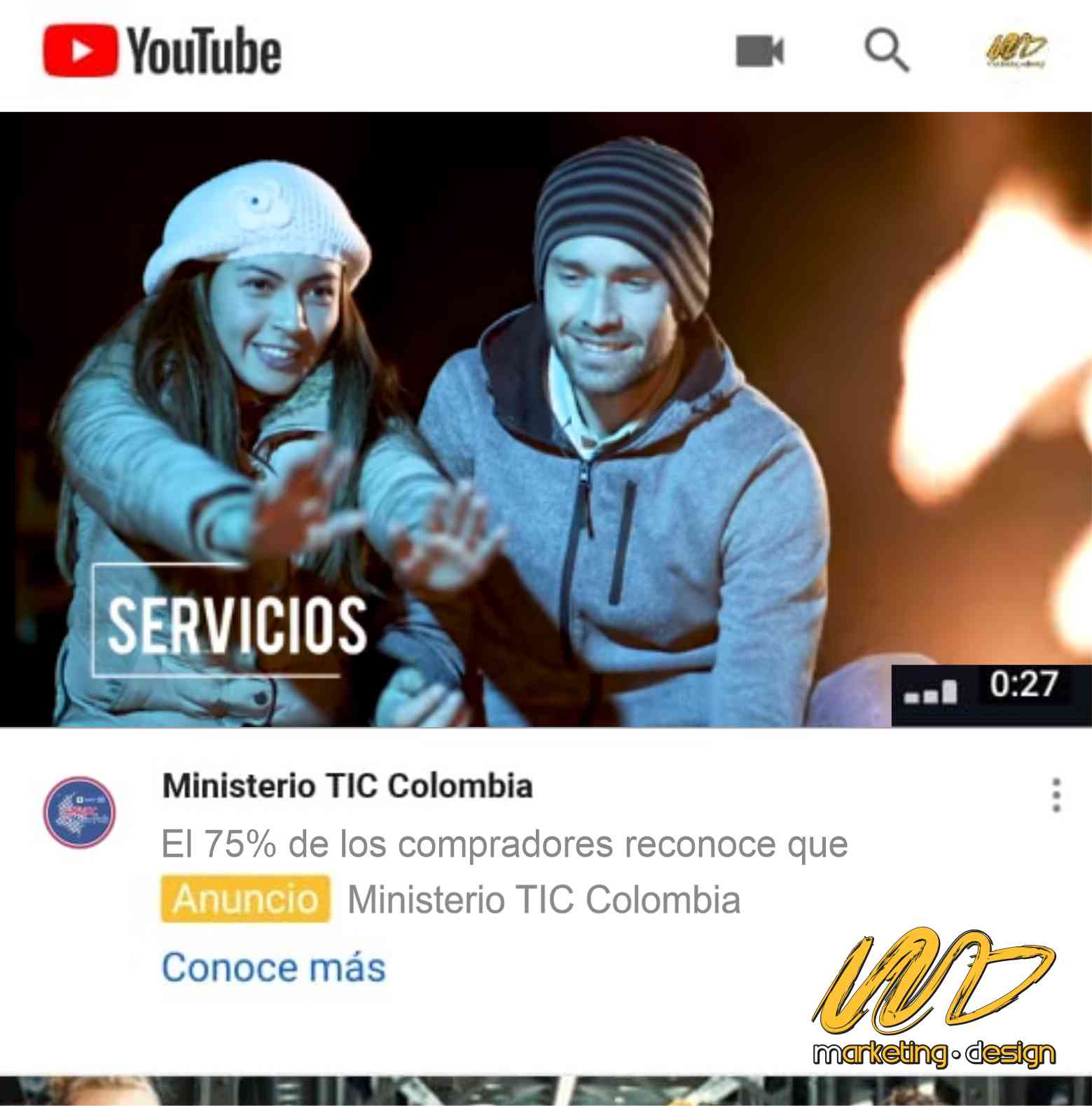 Clientes Pauta YouTube Marketing Design 1901